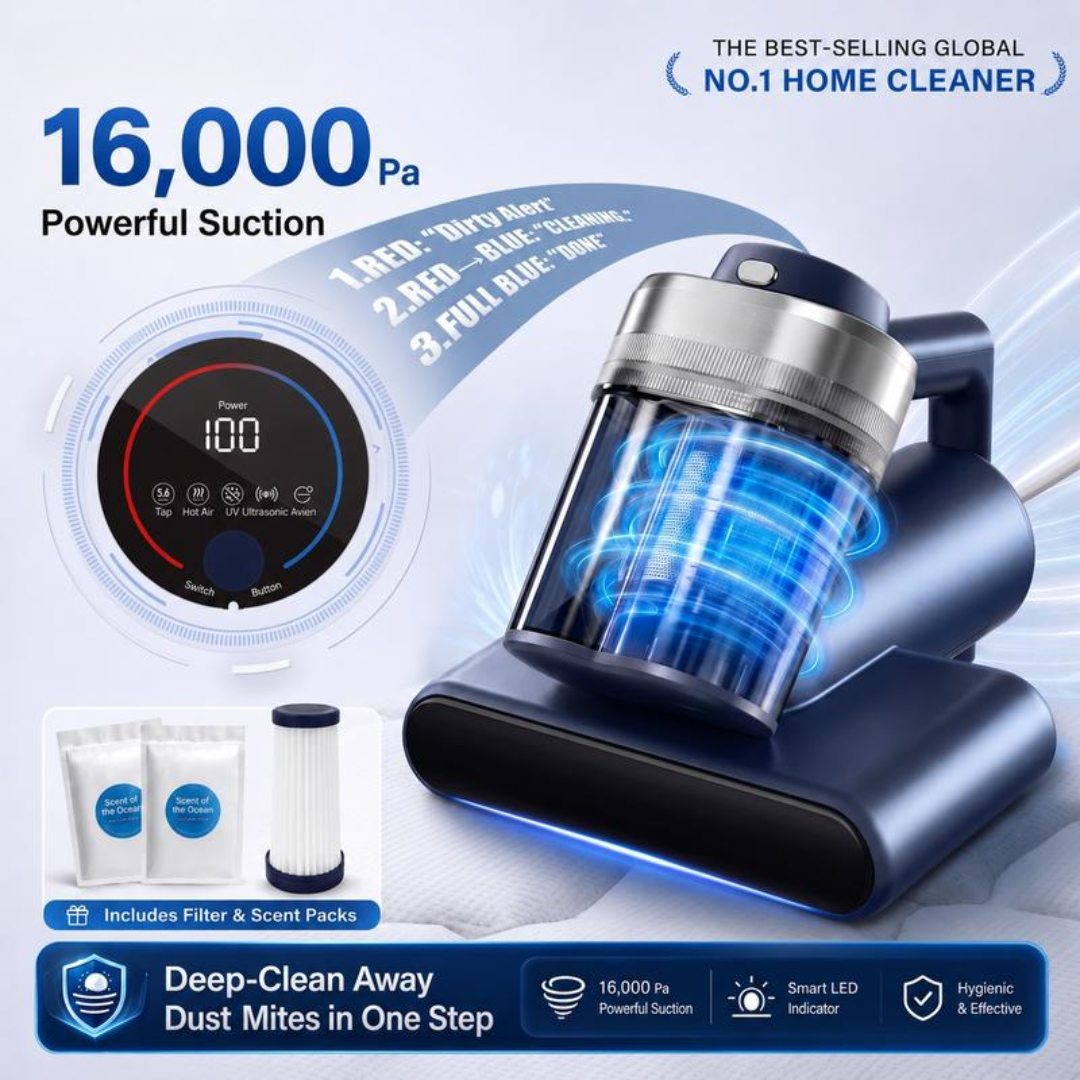 Lift dust and hair from mattresses, sofas, and upholstery.