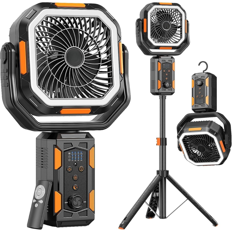 Set the fan in place