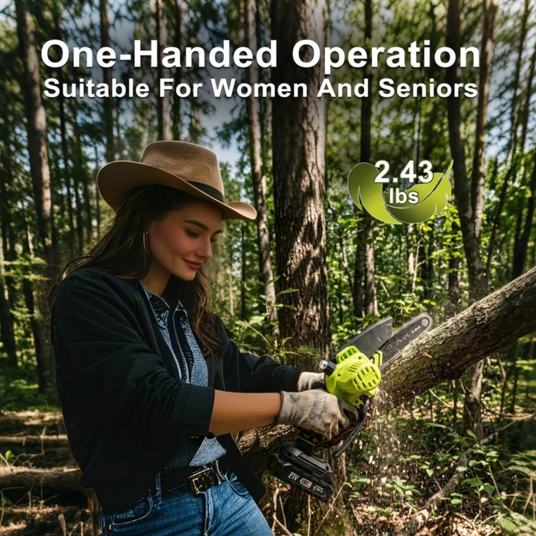 Trim branches and handle small cutting jobs with one compact tool.