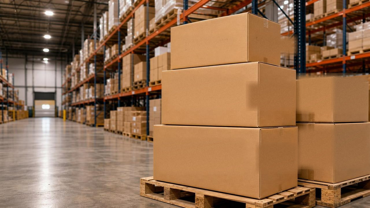 Luxamorious branded warehouse boxes ready to ship